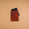 Handmade embossed leather passport cover 49 - handcrafted