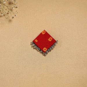 Handmade fabart ghungroo work hair clip 10 - handcrafted