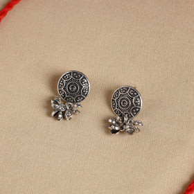 Red - handmade fabart gs necklace set 05 - handcrafted