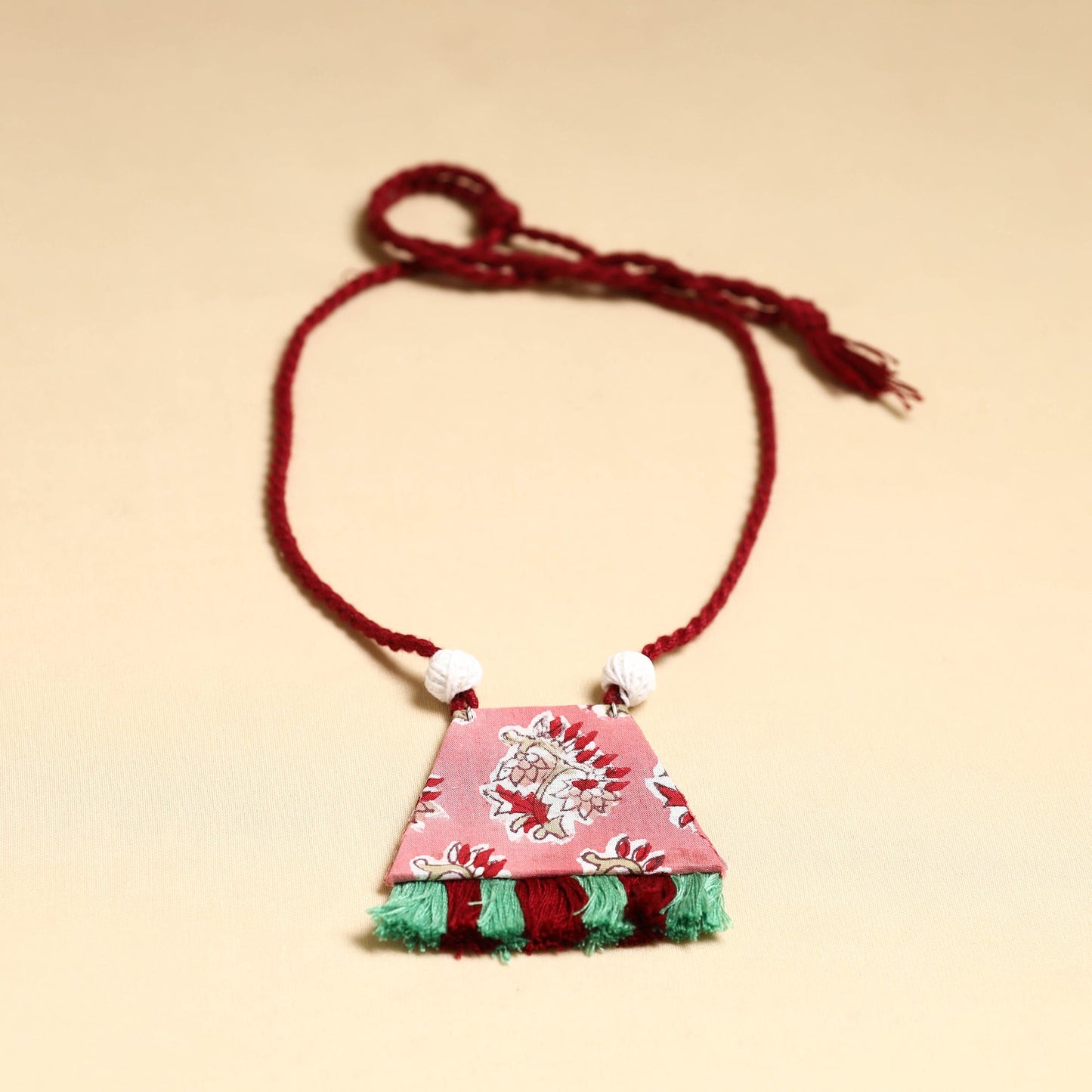  Handmade Fabart Necklace Set