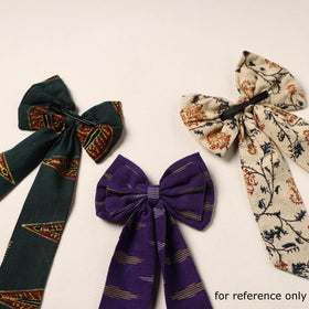 Handmade Fabric Bow Hair Clip