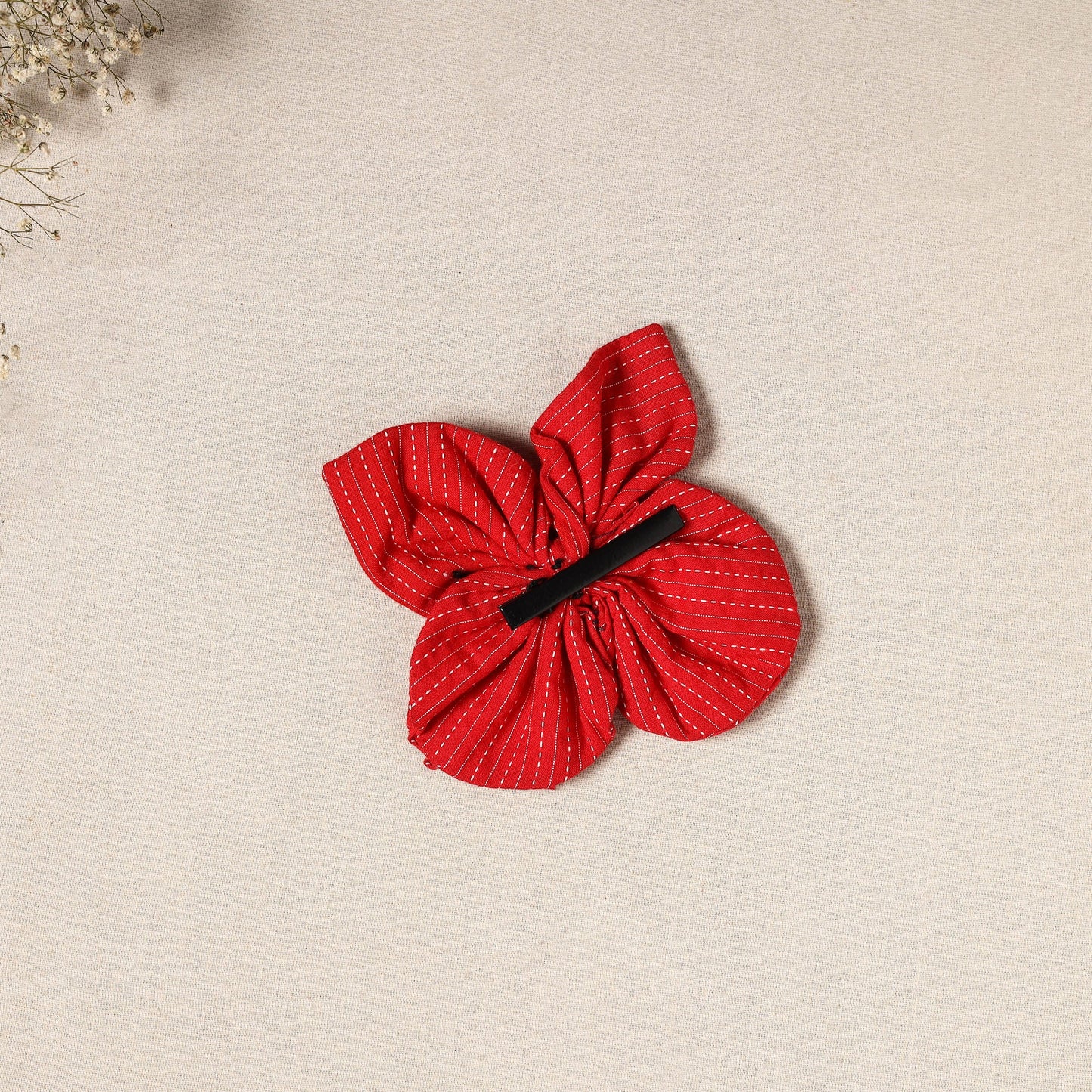  Handmade Fabric Butterfly Hair Clip 