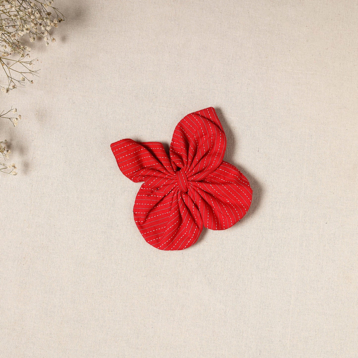  Handmade Fabric Butterfly Hair Clip 