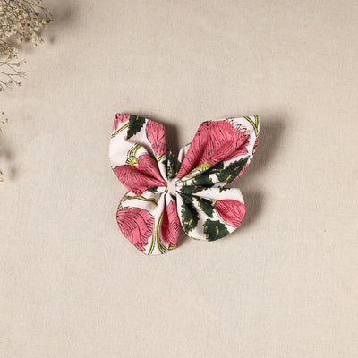  Handmade Fabric Butterfly Hair Clip 
