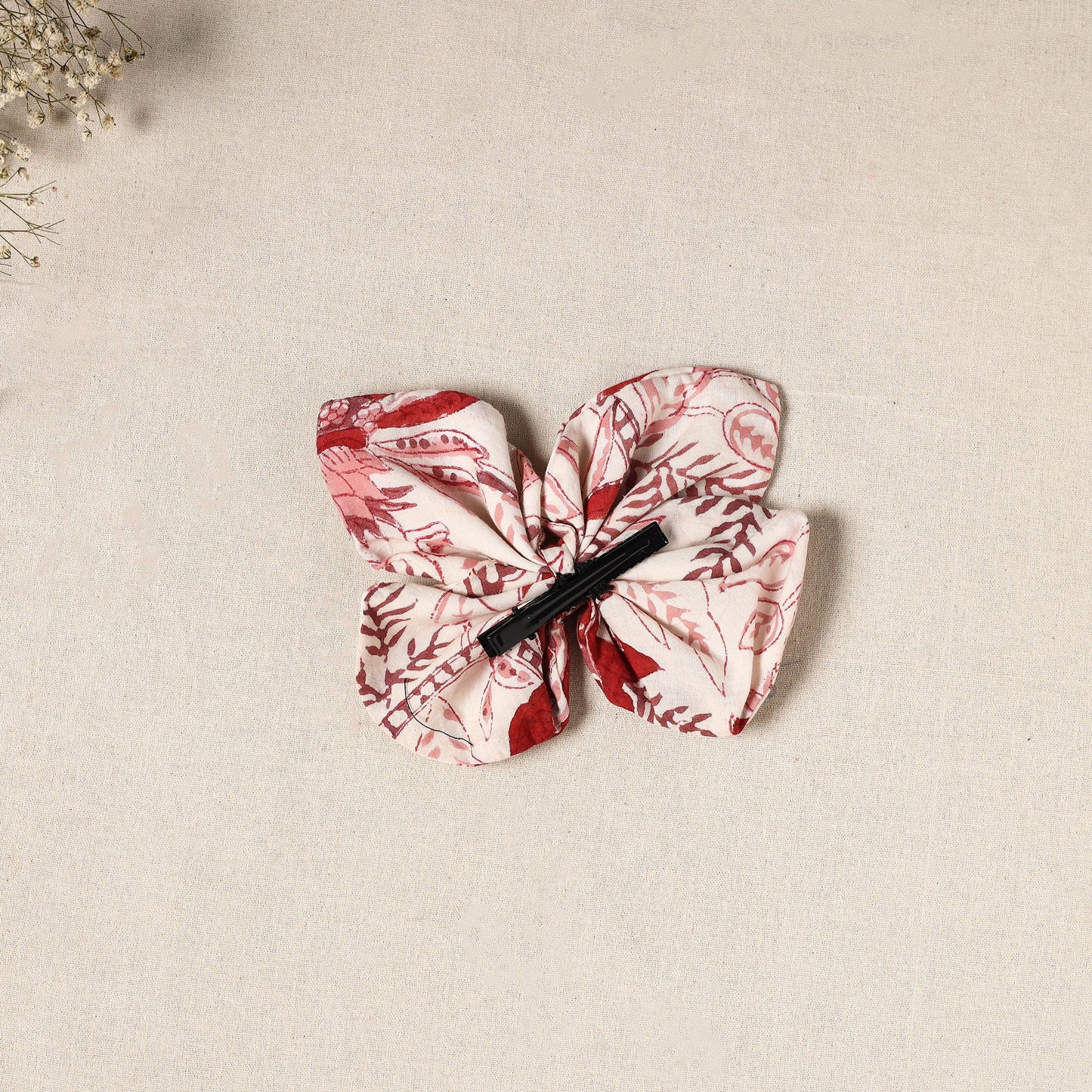  Handmade Fabric Butterfly Hair Clip 