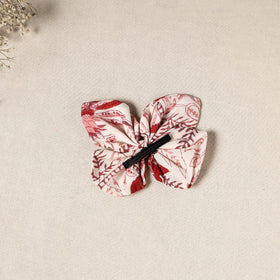  Handmade Fabric Butterfly Hair Clip 