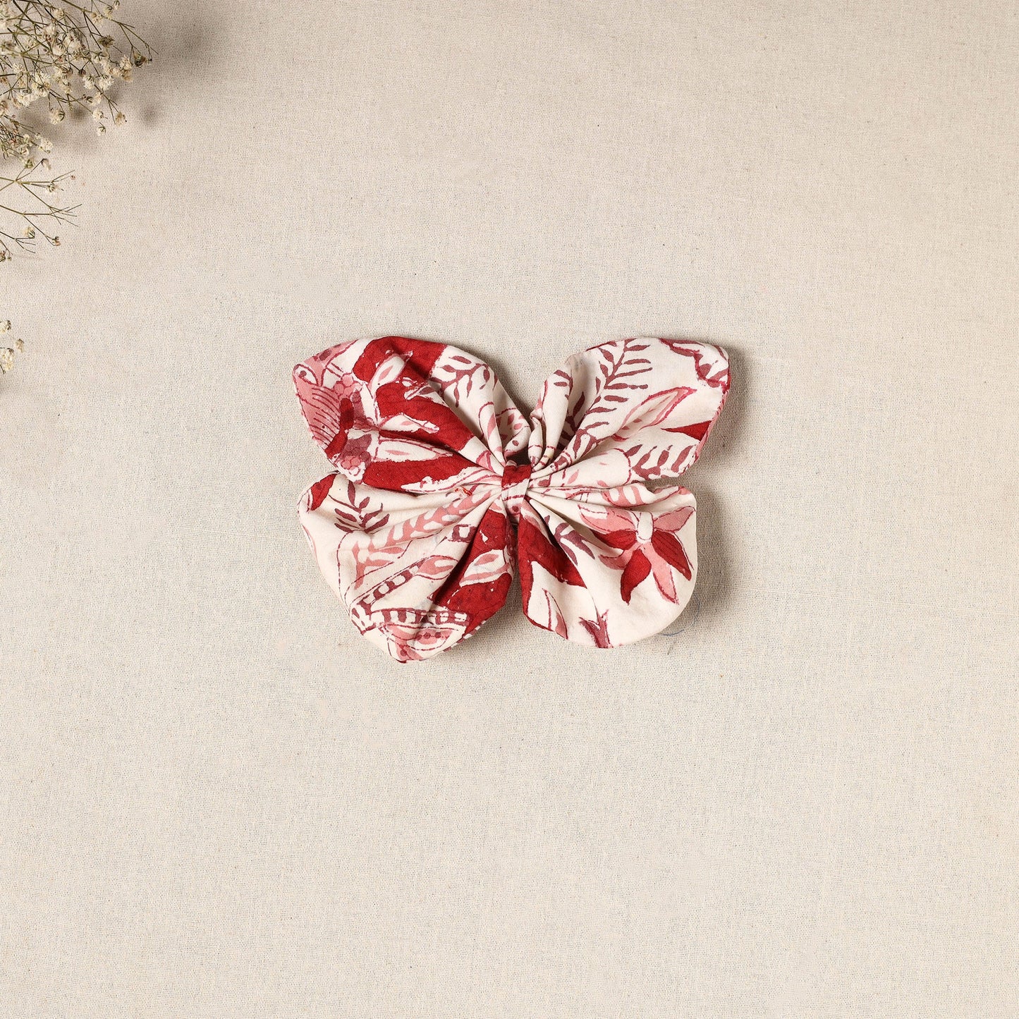  Handmade Fabric Butterfly Hair Clip 