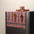 Handmade fridge top cover with multiple pockets 02