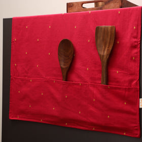 Handmade fridge top cover with multiple pockets 05