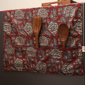 Handmade fridge top cover with multiple pockets 11