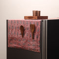 Handmade fridge top cover with multiple pockets 116