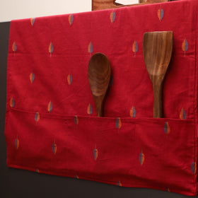 Handmade fridge top cover with multiple pockets 12