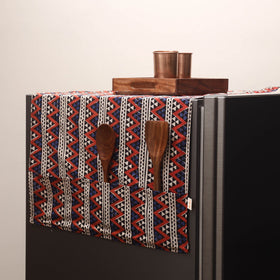 Handmade fridge top cover with multiple pockets 123