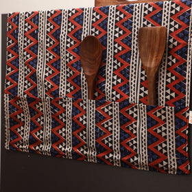 Handmade fridge top cover with multiple pockets 123