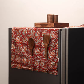 Handmade fridge top cover with multiple pockets 137