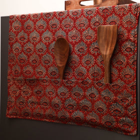 Handmade fridge top cover with multiple pockets 16