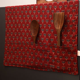 Handmade fridge top cover with multiple pockets 18
