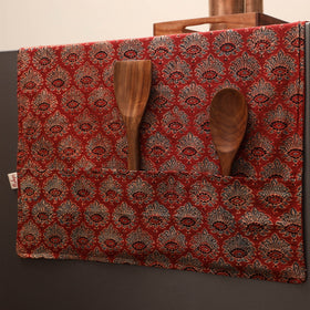 Handmade fridge top cover with multiple pockets 19