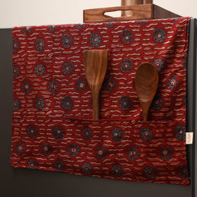 Handmade fridge top cover with multiple pockets 23