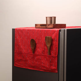 Handmade fridge top cover with multiple pockets 25
