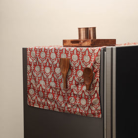 Handmade fridge top cover with multiple pockets 27