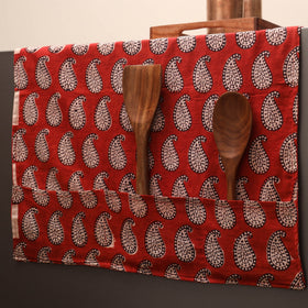 Handmade fridge top cover with multiple pockets 31