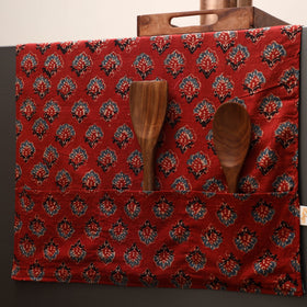 Handmade fridge top cover with multiple pockets 37