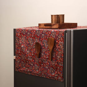 Handmade fridge top cover with multiple pockets 39