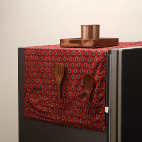 Handmade fridge top cover with multiple pockets 40