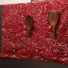 Handmade fridge top cover with multiple pockets 54