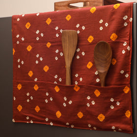 Handmade fridge top cover with multiple pockets 58