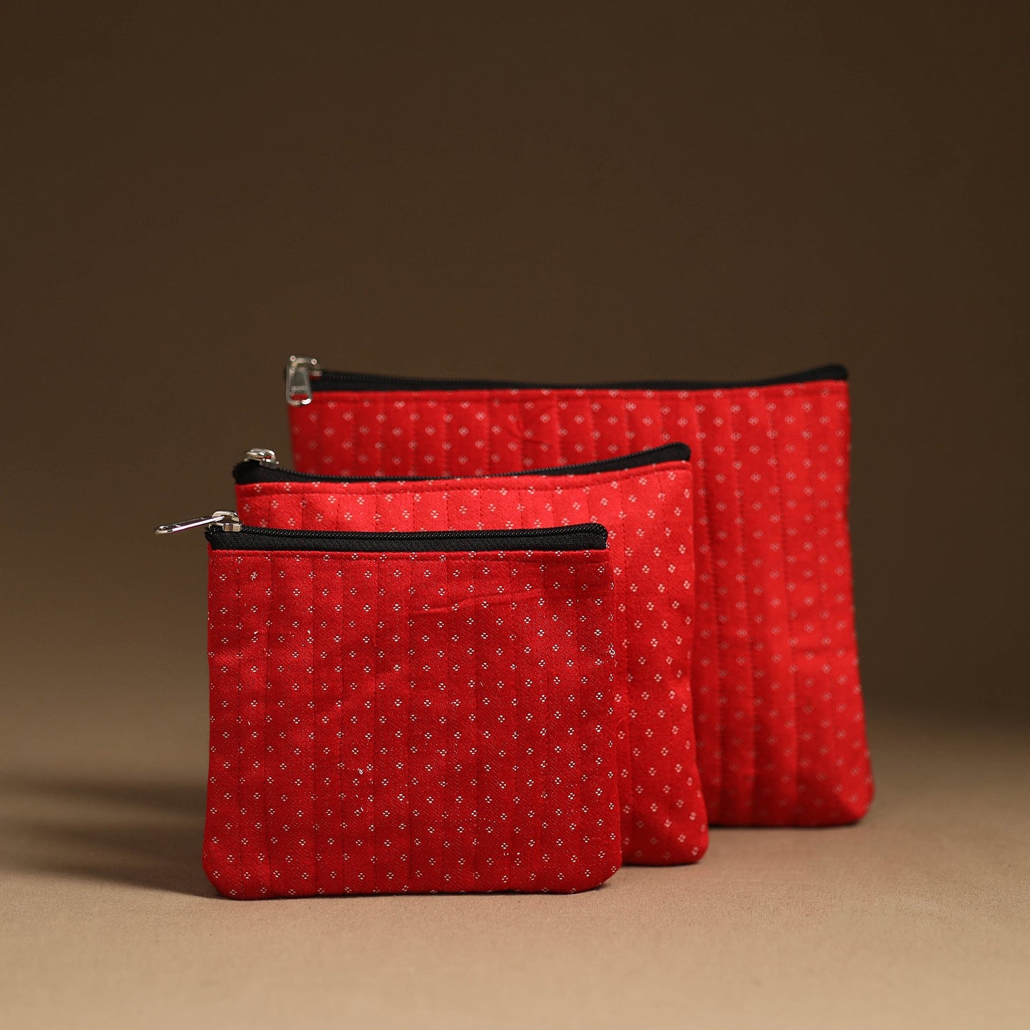  Handmade Mashru Silk Utility Pouch 33 