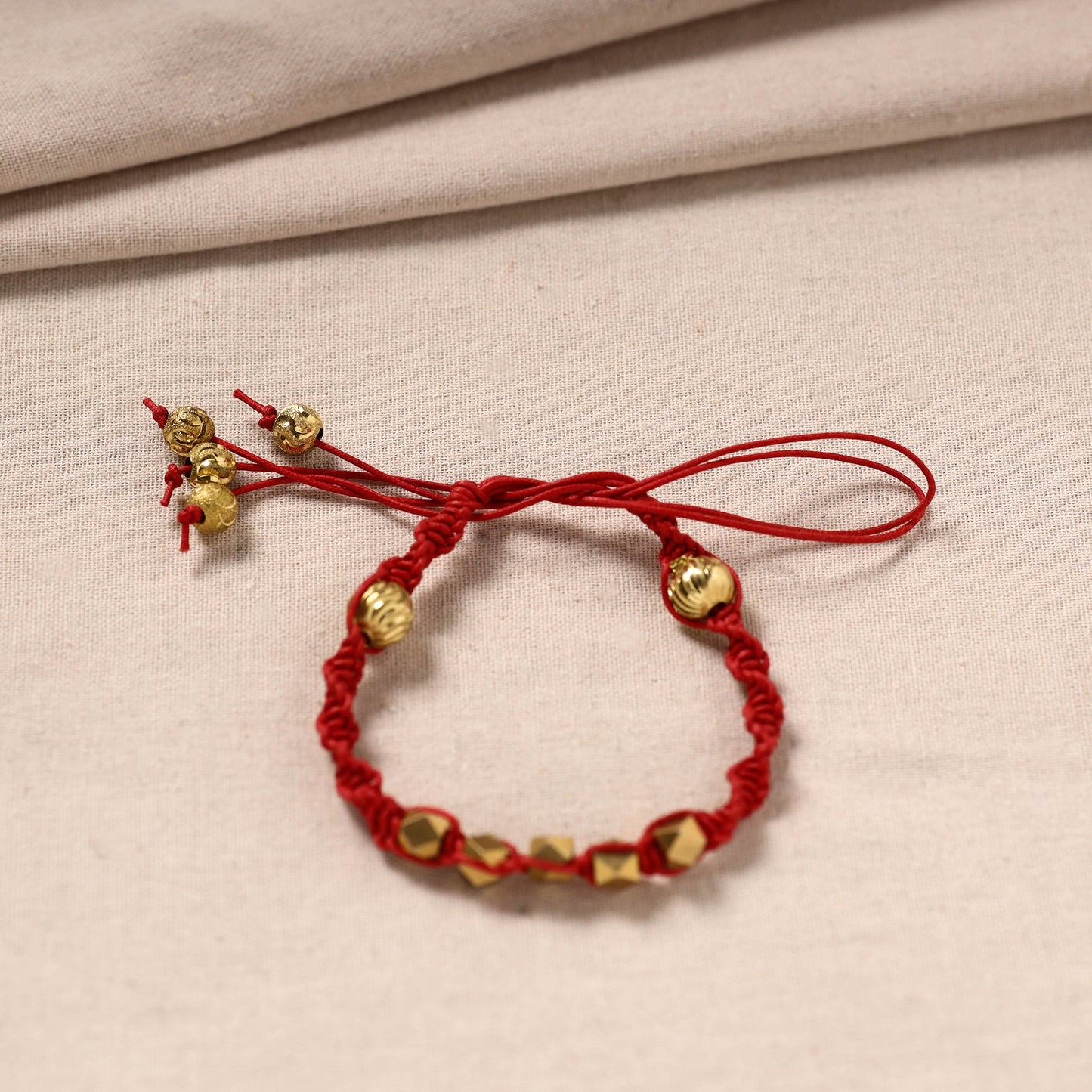 Buy Handmade Metal Beadwork Bracelet 