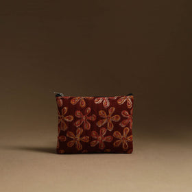 Buy Red Handmade Multipurpose Utility Pouches (set of 3)