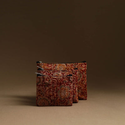 Red - handmade multipurpose utility pouches (set of 3) 05