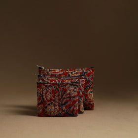 Red - handmade multipurpose utility pouches (set of 3) 11