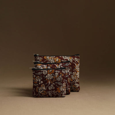 Red - handmade multipurpose utility pouches (set of 3) 34