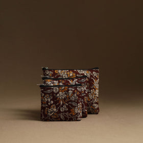 Red - handmade multipurpose utility pouches (set of 3) 34