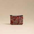  Red Handmade Quilted Cotton Coin Pouch Online in India