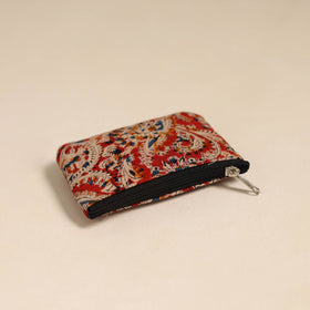  Red Handmade Quilted Cotton Coin Pouch Online in India