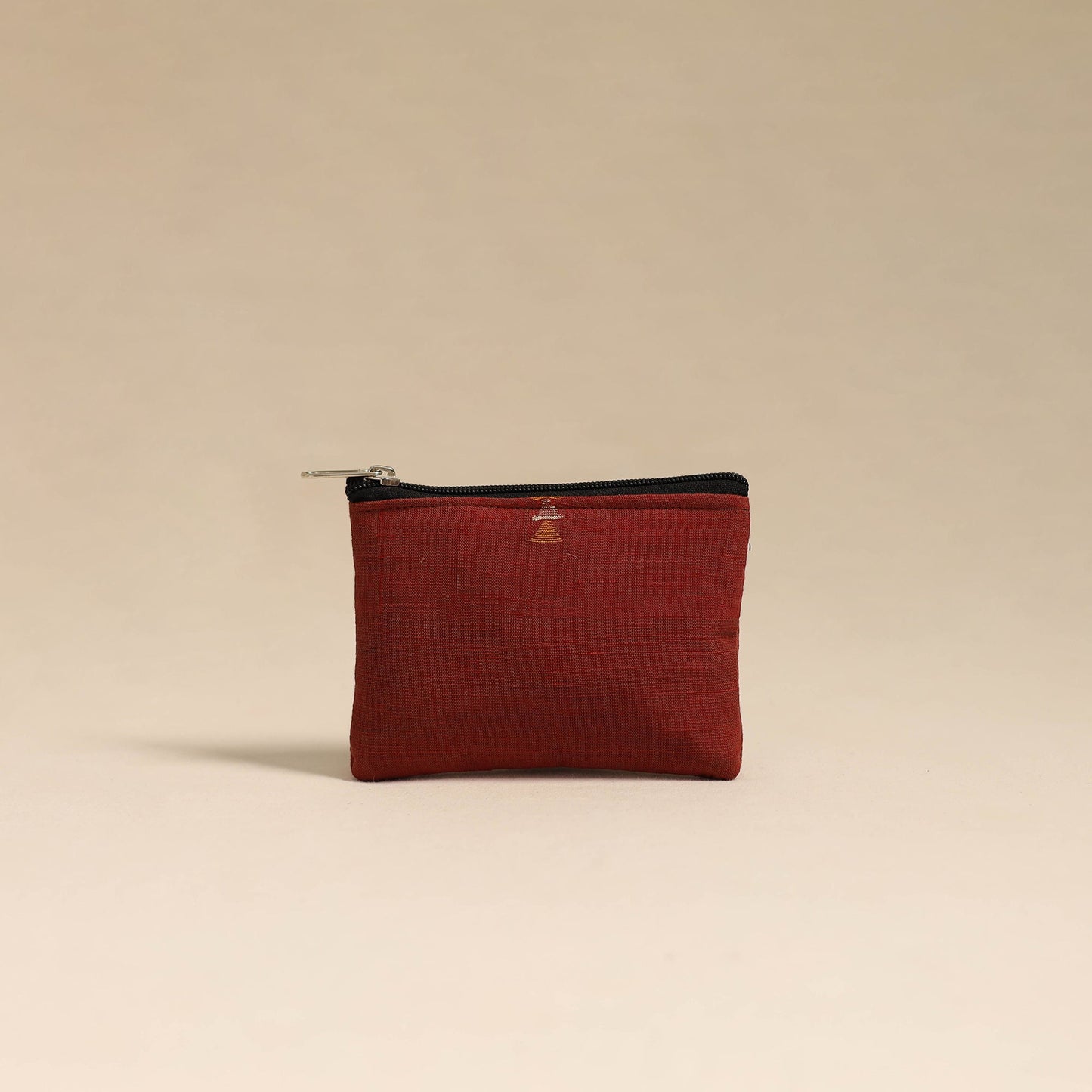  Red Handmade Quilted Cotton Coin Pouch Online in India