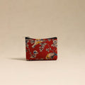  Red Handmade Quilted Cotton Coin Pouch Online in India