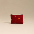  Red Handmade Quilted Cotton Coin Pouch Online in India
