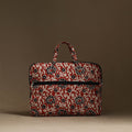  Red Handmade Quilted Cotton Laptop Bag (13 x 16 in)