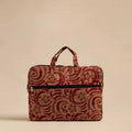  Red Handmade Quilted Cotton Laptop Bag