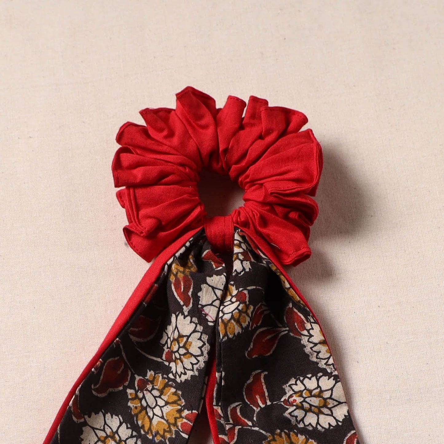 Handmade rubber band/scarf scrunchie 23 - handcrafted