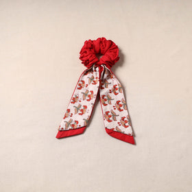 Handmade rubber band/scarf scrunchie 42 - handcrafted