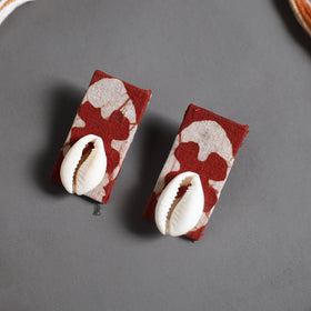 Handmade Shell Jute Fabart Necklace Set 28