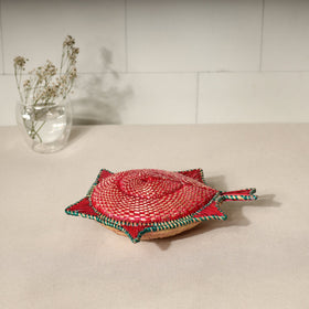 Sikki Grass Red Fish Decorative Multipurpose Box 