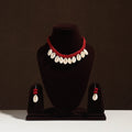 Buy Handmade Thread Braided Shell Necklace Set